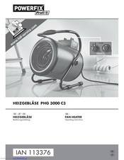Powerfix 113376 Operating Instructions Manual