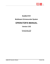 Reson SeaBat 8101 Operator's Manual