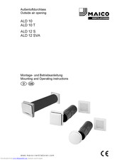 Maico ALD 12 SVA Mounting And Operating Instructions