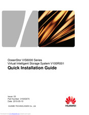 Huawei OceanStor VIS6300 Quick Installation Manual