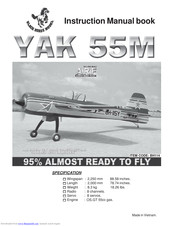 Black Horse Model YAK 55M Instruction Manual Book