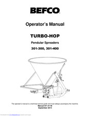 BEFCO TURBO-HOP 301-400 Operator's Manual