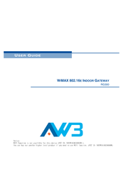 AWB RG300 User Manual