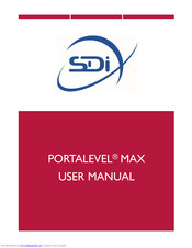 SDI PORTALEVEL MAX User Manual