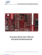 Exar SP338 User Manual