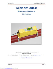 Micronics U1000 User Manual