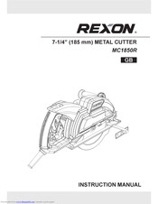 REXON MC1850R Instruction Manual