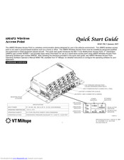 VT Miltope nMAP2 Quick Start Manual