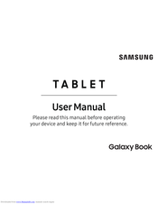 Samsung Galaxy Book W620 User Manual