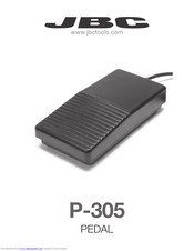 jbc P-305 Manual
