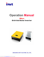 INVT iMars BG15KTR Operation Manuals