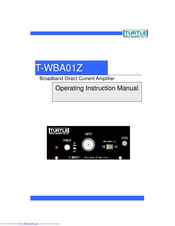 Turtle T-WBA01Z Operating Instructions Manual