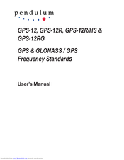 Pendulum GPS-12 User Manual