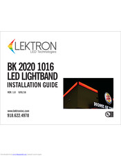 Lektron BK 2020 3800 Installation Manual