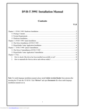 KWorld DVB-T 399U Installation Manual