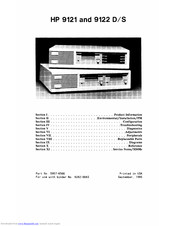 HP 9121D/S User Manual