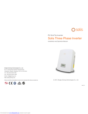 Ningbo Solis-10K-LV Installation And Operation Manual