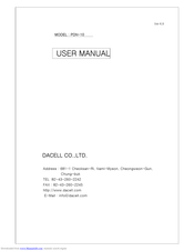dacell PDN-10 User Manual