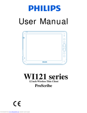 Philips WI121 series User Manual