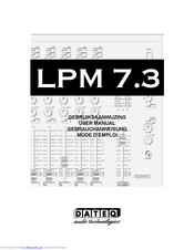 Dateq LPM 7.3 User Manual