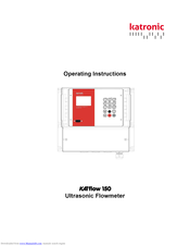 Thorne & Derrick KATRONIC KATflow 150 Operating Instructions Manual