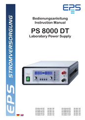 EPS PS 8032-20 DT Instruction Manual