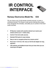 Ramsey Electronics ICI2 Instruction Manual