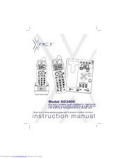 Xact XG3400 Instruction Manual