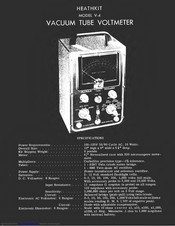 Heathkit V-4 User Manual