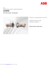 ABB LS4000 Operating Instructions Manual