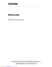 Vislink UltraCoder Operator's Manual