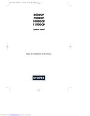 STOVES 1100DCP User & Installation Instructions Manual