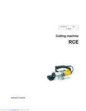 Wacker Neuson RCE Operator's Manual