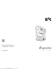 EK E1profile User Manual