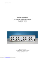 Warner Instruments DP-304A Manual