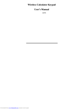 Ortek AKP06 User Manual