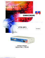 Omicron VEGG0030 User Manual