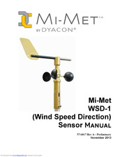 Dyacon Mi-Met WSD-1 Manual