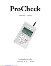 Decagon Devices ProCheck Operator's Manual