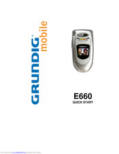 Grundig E660 Quick Start Manual