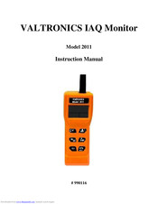 VALTRONICS 2011 Instruction Manual