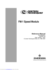 Control Techniques FM-1 Reference Manual