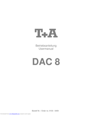 T+A DAC 8 User Manual