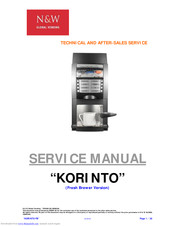 N&W Global Vending KORI NTO FB Service Manual