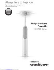 Philips Sonicare PowerUp HX3100 Series Instruction Manual