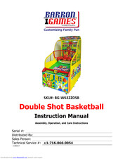 Barron Games BG-W6322DSB Instruction Manual