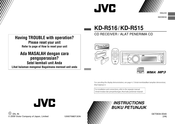 JVC KD-R516 Instructions Manual
