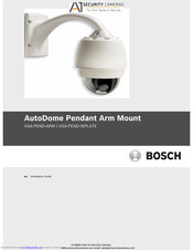 Bosch VGA-PEND-ARM Installation Manual