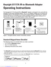 Keysight U1117A Operating Instructions Manual