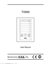 R.V.R. Electronica TX500SS/V2 User Manual